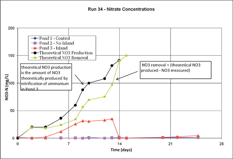 Run 34 – Nitrate Concentrations